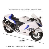 Modelo a Escala Suzuki GSX-1300R Hayabusa De Aleación De Latón Con Iluminación Autocycle Off-Road Para Colección Y Regalo Para Niños - details 3
