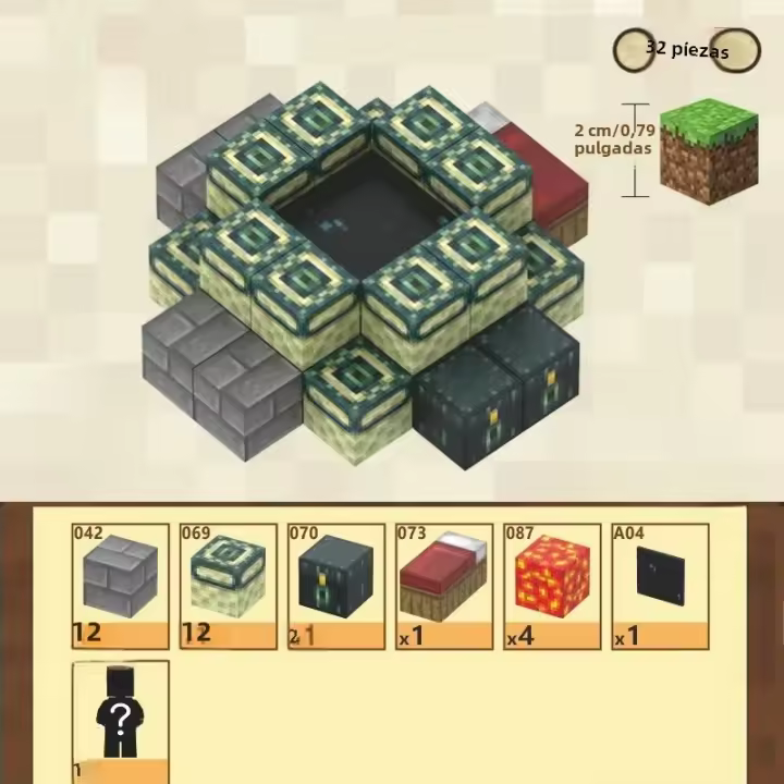 Bloques De Construcción Magnéticos Creativos Set De Escenas Famosas De Mi Mundo Juguete DIY Para Niños Y Niñas Regalo De Navidad - 1