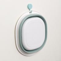 Fregadero plegable, fregadero plegable multiusos, Cuenco Cuadrado plegable para lavabo Platos (Blanco + Azul S) - details 1