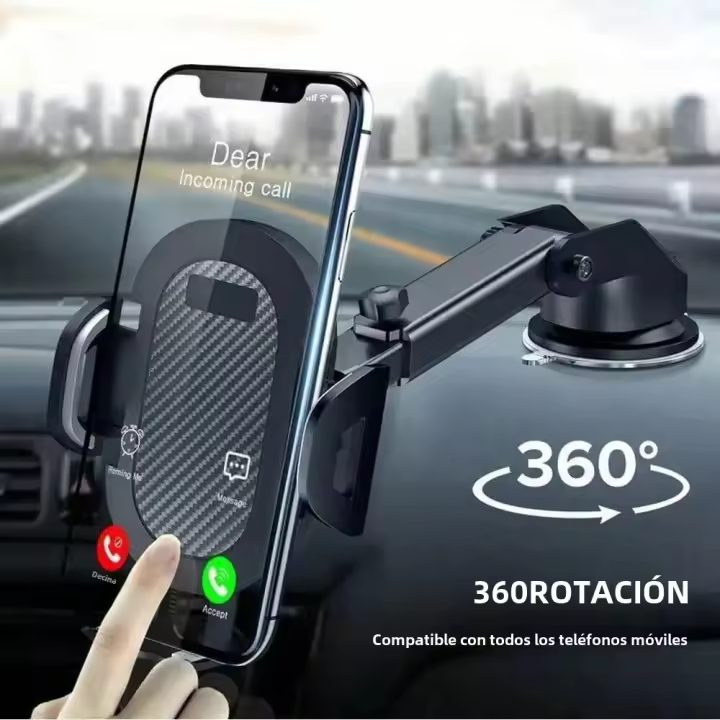 Soporte De Teléfono Móvil Para Tablero De Coche Nueva Base De Absorción De Ventilador De Aire 1 Pieza Accesorio De Automóvil - 1
