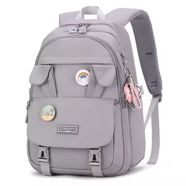 Mochilas escolares para Niños, mochilas para Mujer, impermeables, con compartimento Para portátil, mochilas informales Para Primary, Secundaria, Universidad (GRIs) - 1