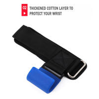 Paquete De 1 Par De Apoyabrazos Para Levantamiento De Pesas Con Agarre Máximo Soporte De Entrenamiento De Fuerza Para Pull up Y Deadlift Material De Poliéster Y Acero - details 13