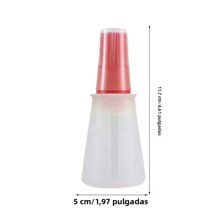 Dispensador De Aceite Para Hornear Con Pequeña Cepillo De Silicona Resistente Al Calor Grado Alimenticio Herramientas De Cocina - 1