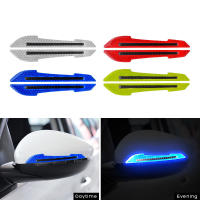 2pcs/set Pegatinas Reflectantes Para Espejo Retrovisor De Coche Advertencia De Seguridad Decoración De Bandas Reflectantes Para Espejo Retrovisor - details 6