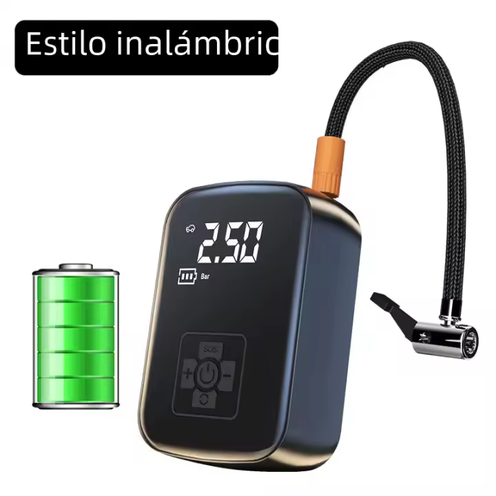 Compresor de aire de coche con cable/inalumbrado, Bomba de inflado de neumáticos Eléctricos para Moto, Barco, Bolas de neumáticos automáticos, 150psi - 1