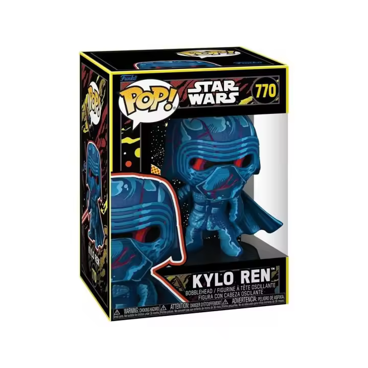 Funko Pop Star Wars Figura Kylo Ren Retro con Cabeza Oscilante - 1
