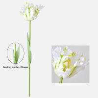 Flor Artificial De Pavo Real Y Ramo De Tulipán 3D Para Decoración De Bodas Y Fiestas En Vaso De Mesa Jardín Interior Y Exterior Toque Realista - details 7