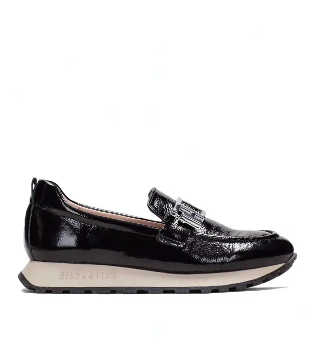 MOCASINES DE CHAROL NEGRO HISPANITAS LOIRA HI243621 - 1