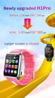 H1PRO 1,83 "de pantalla grande Reloj teléfono inteligente 4G de Doble Cámara Niños Reloj 2 + 16G-Pink - details 0