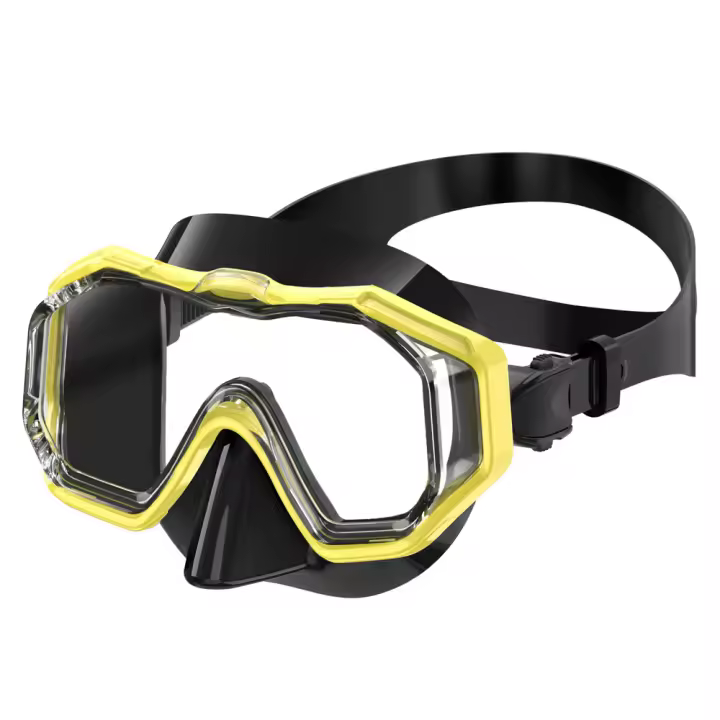 Máscara De Snorkel Para Niños Con 3 Ventanas Visión Amplia HD Ajustable Para Natación Y Escuba Diving Para Jóvenes Y Niños - 1