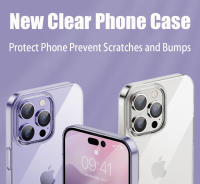 Funda Transparente Para iPhone 15 11 12 13 14 pro Max TPU Suave Silicona Cubierta Trasera Clara Compatible Con X XS Max XR 8 7 plus - details 0