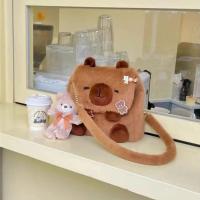 Mochila De Peluche Con Patrón De Caimán De Peluche Estilo Sencillo Para Mujer Mochila De Hombro Con Cierre De Cremallera Material Principal Algodón - details 2