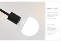 Luz De Techo De Hierro Forjado Nórdico Moderna Para Sala De Estar Comedor Estudio Dormitorio Con Multiple Cabeza Iluminación Fixtur - details 9