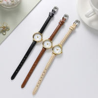 Reloj De Mujer Simple Y Lujoso De Cuero Diseño De Lujo Reloj De Pulsera De Cuarzo Para Damas Reloj Mujer Pequeño Dial Redondo Reloj De Pulsera De Moda Para Mujeres - details 3