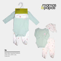 Ropa infantil de otoño para mamá y bebé, camiseta de manga larga con estampado de dibujos animados para el hogar, caja de regalo de cinco piezas de colores combinados - details 2