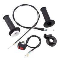 Juego De Manillar Y Cable De Acelerador Para Bicicleta Mini 50cc 150cc 250cc Instalación Fácil Reemplazo Profesional Duradero Con Interruptor off on 7/8"/22mm Barra - details 2
