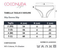 Braguitas para Mujer Brazilian Ropa Interior COCONUDA, Art. 204/704 Pack de 6 y 12 - details 1