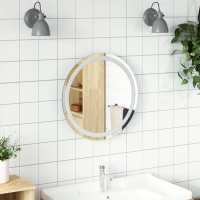 vidaXL Espejo de Baño LED Decoración de Pared de Tocador con Luces Redondo Dimensiones 30 cm,  40 cm,  50 cm y mas - details 2
