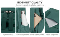 Mochila Grande Impermeable Para Mujer Con Capacidad Para Portátil Bolsa De Viaje Cute Girl Escuela Para Chicas Adolescentes - details 3