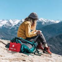 25 piezas - Botiquín de primeros auxilios portátil para aventuras al aire libre - Botiquín médico general con equipo médico básico, botiquín médico de emergencia para acampar - details 4