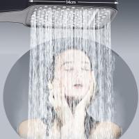 Alcachofa de Ducha Alta Presion, Antical Alcachofa Ducha, Alcachofa de Ducha de Ahorro de Agua con Botón de Parada, Cabezal de Ducha de Lluvia con 7 Tipos de Chorro, Alcachofa de Ducha - details 3