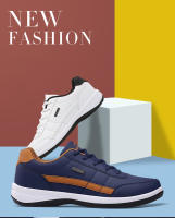 Zapatos De Cuero Para Hombre Zapatillas Casuales Transpirables Antideslizantes Para Patinaje Comodidad Durabilidad En Todas Las Estaciones - details 1