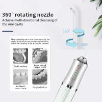 Irrigadores De Agua Eléctricos Para Dientes, Irrigador Oral Blanqueador Dental Con 4 Boquillas De Chorro, Kit De Cepillo De Dientes Blanqueador Impermeable Para Uso En Casa Y Viajes - details 6