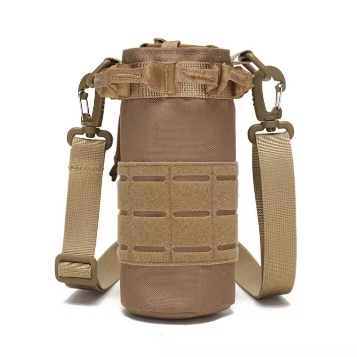 Bolsa Táctica De Agua Para Deportes Al Aire Libre Con Suelto Molle Y Correa De Hombro Portabotella De Nylon Para Viajes Y Caza - 1