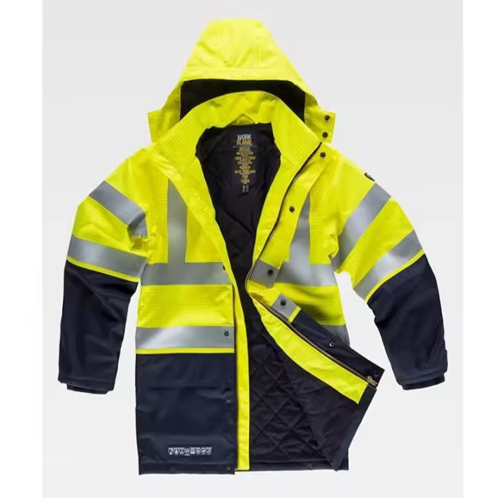 Parka de Ignífuga  impermeable de Alta Visibilidad - Máxima Protección. - 1