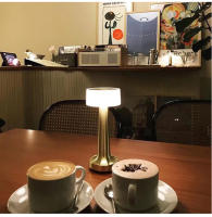 Lámpara De Mesa Retro LED Recargable Luz Nocturna Decorativa Para Dormitorio Sala De Estar Café Iluminación De Camping - details 8