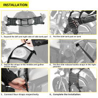 Base De Montaje Para Bolsa Lateral De Tanque De Combustible De Motocicleta Sistema De Hangar Lateral Accesorio De Equipaje Para Motocicleta - details 10