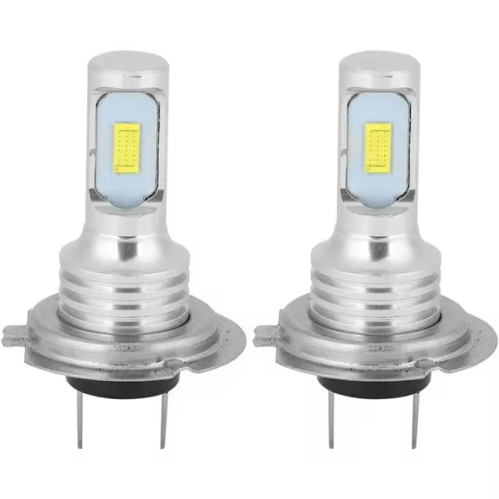 Bombilla de Luz antiniebla, 2 piezas 80W 6000K Universal H7 LED Lámpara de Luz antiniebla para Automóvil Blanco DC 12-24V - 1