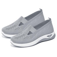 Zapatos De Verano Para Mujer Transpirables De Malla Suela Antideslizante Casual Plataforma Ligera Slip on Para Caminar - details 9