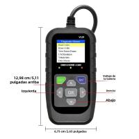 Herramienta De Diagnóstico OBD2 Automotriz Lector De Códigos De Falla Probador De Tensión Del Motor Probador De Carga - details 2