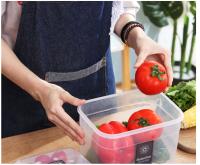 Juego de recipientes herméticos para guardar Alimentaciones con plástico bloqueable sin BPA, 14 piezas (7 recipientes + 7 tapas) - details 3