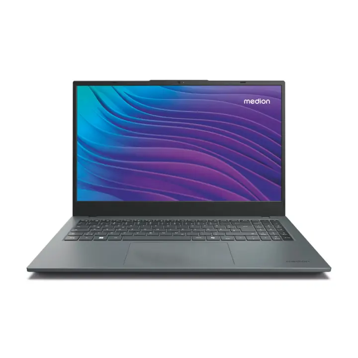 MEDION Elite E15443 - 15.6" FHD. Intel Core 5-125H. Intel Arc Graphics. 16GB RAM. 512GB SSD. Windows 11 Home. Wi-Fi. Plata. Teclado QWERTY. MD62621. Incluye Programa de Fiabilidad, Garantía. - 1