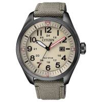 Reloj Citizen hombre Eco-drive con esfera y correa marrón Of collection - details 0