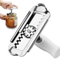 Abridor De Botellas Y Lids Ajustable Multifuncional Good Grips En Acero Inoxidable Para 1-4 Pulgadas Ecológico YY170 - details 0