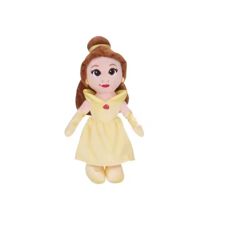 DISNEY-PELUCHE PRINCESAS PACK 6MODELO BELLA,ARIL SIRENITA,BLANCANIEVE,CENICIENTA,JASMINE,RAPUNZEL  40CM PRECIO POR PACK - 1