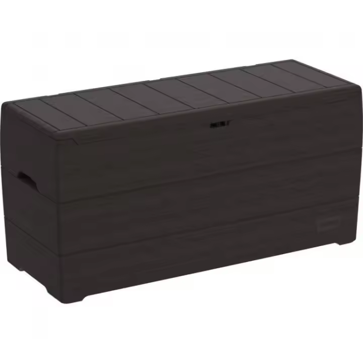 Baúl de PVC Duramax 116,5x45x56 cm, color marrón, 270 litros - 1