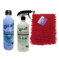 PACK ECOJIN ORIGINAL DE LABONCLER CON DIFUSOR A ELEGIR + PAMEX Manopla Microfibra. Fabricada con microfibra 100% ecológica, esta manopla ofrece una limpieza suave y eficiente para su hogar, vehículo o cualquier otra superficie. ECO JIN LABONCLER - details 6