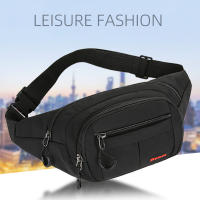 Bolsa De Pecho Multibolsillos Para Hombres Y Mujeres Mochila De Cintura Sin Manos Para Ejercicio Viaje Correr Material CANVAS Y Nylon Estilo Casual - details 0