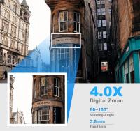 Cámara De Seguridad IP BESDER 4MP 2K Exterior Con Visión Nocturna En Color Y Rastreo AI Zoom Digital 4X Monitoreo De Video CCTV Wifi IP66 - details 3