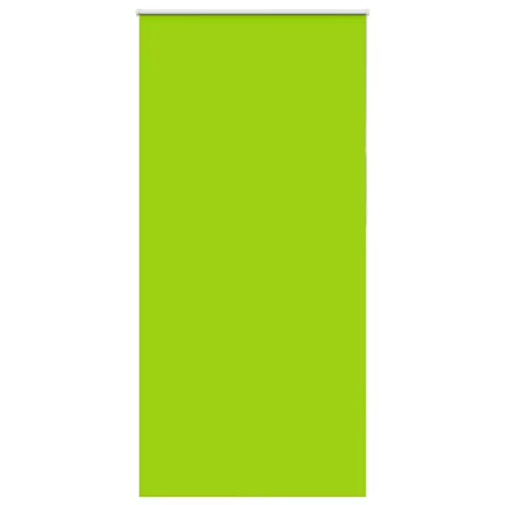 vidaXL Estor Enrollable Opaco hojas verde 110x230cm Tela Ancho 105,7cm - 1