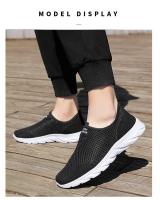Zapatos De Vulcanización Para Hombre Zapatillas Transpirables Casual Antideslizantes Ligeros Tenis Masculino SLIP-ON Mesh - details 16
