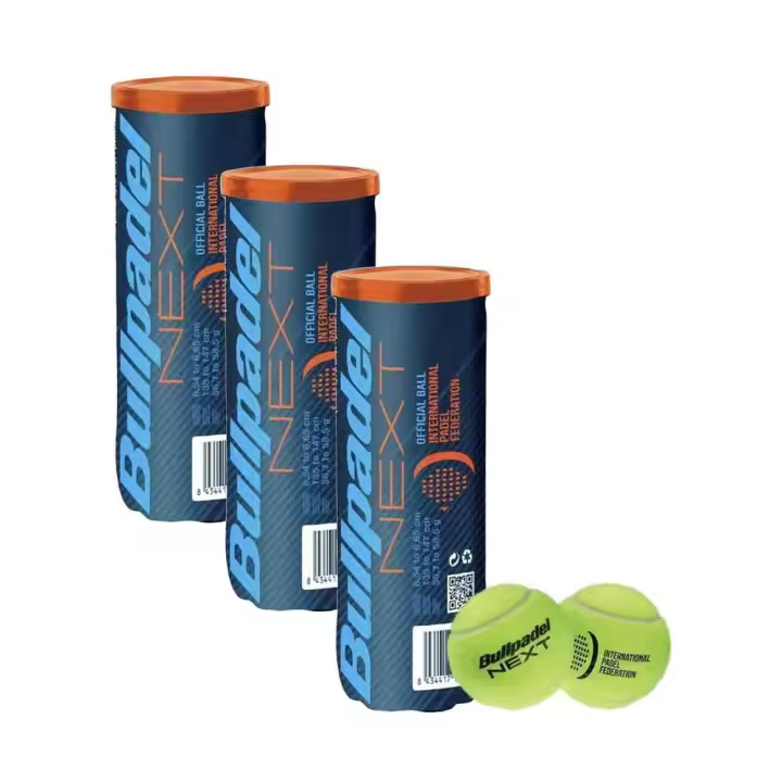 BOTE BOLAS BULLPADEL BULLPADEL  FIP NEXT, pack de 3 botes - 1