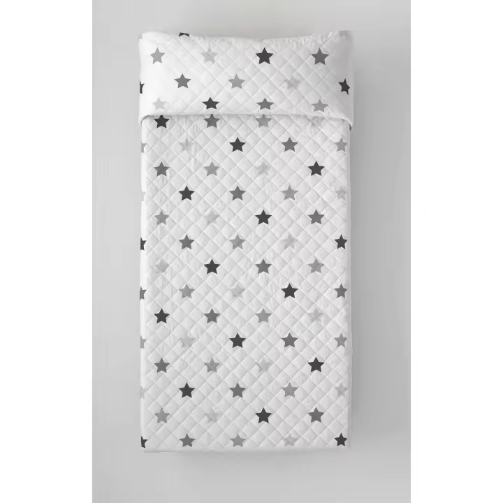 COLCHA BOUTI 100% ALGODÓN REVERSIBLE INDIGO COOL KIDS - 1