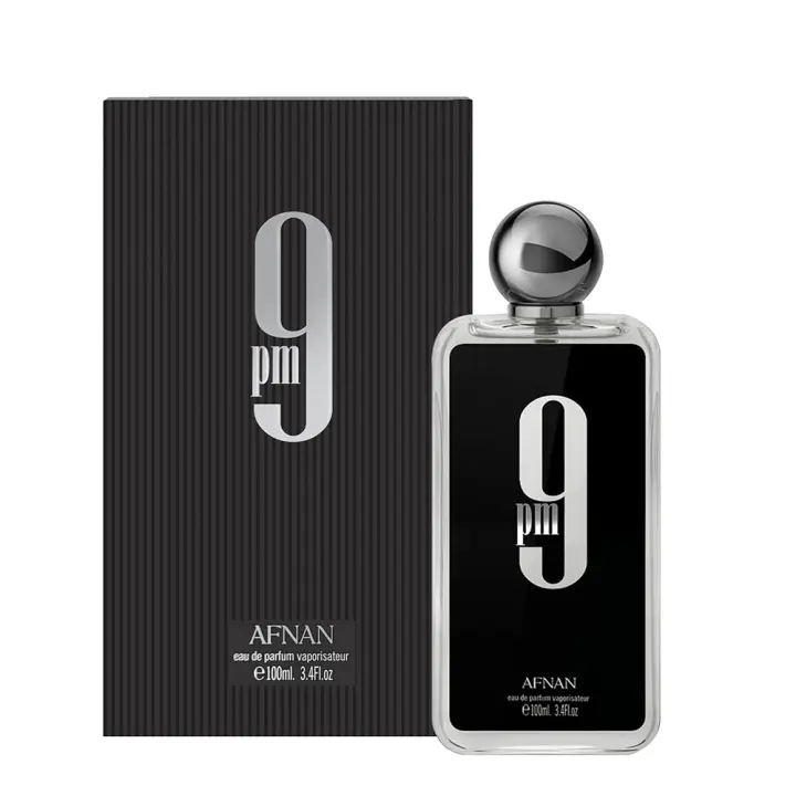 Afnan 9 PM Perfume Eau De Parfum árabe fragancias para Hombres 100ml - 1