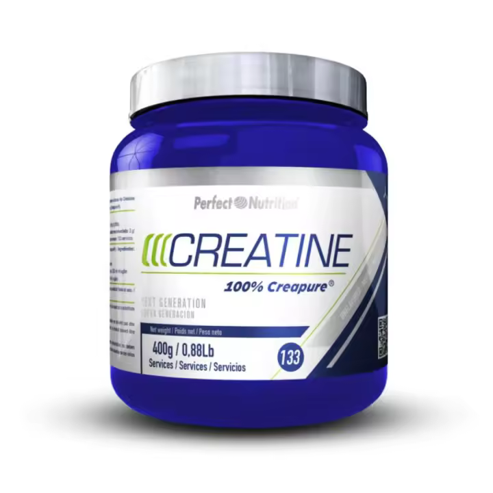 PERFECT NUTRITION - Creatina -Sello de Calidad CREAPURE- 400g SABOR NEUTRO - La Creatina es uno de los principios activos mas estudiados del mundo, su afectividad no solo para el deporte en general esta totalmente probada. - 1