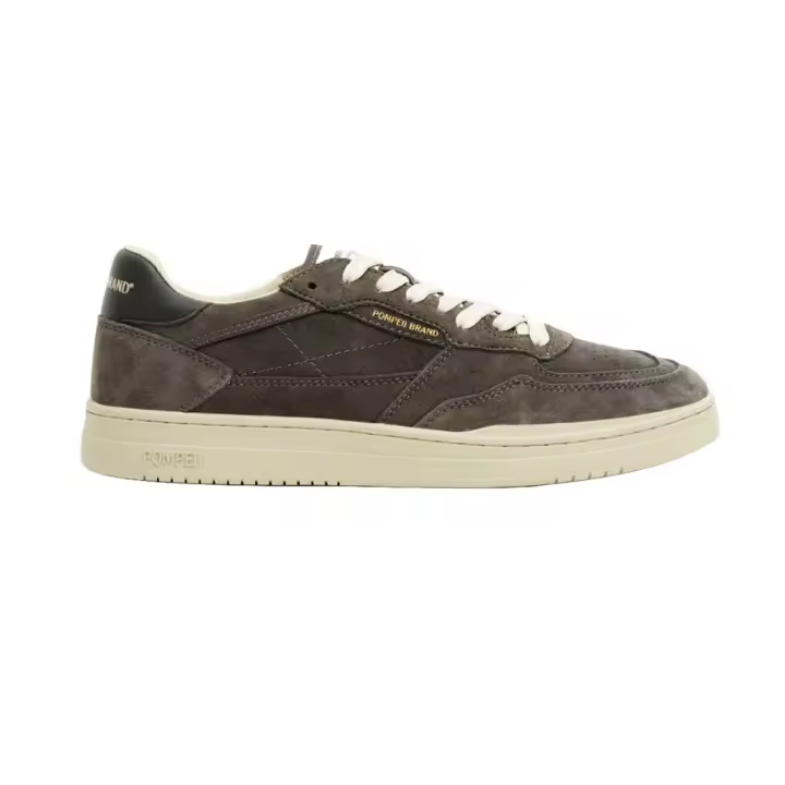 Zapatillas Grises Pompeii Elan Suede Charcoal - 1